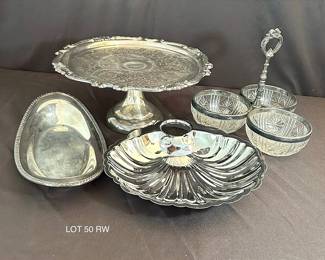 Silver Plated Bundle Rogers, Sheridan, Shelton  more 4pcs