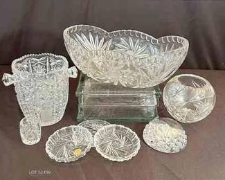 Crystal Glass Bohemian Lead Bundle 8pcs