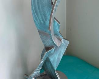 Signed Aluminum Sculpture