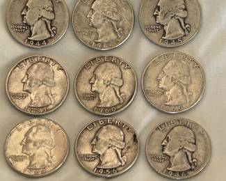 Part of the Massive Washington Quarter Collection