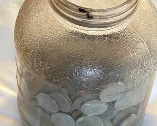 Jar of Steel Pennies!