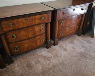 Henredon Biedermier three drawer chests