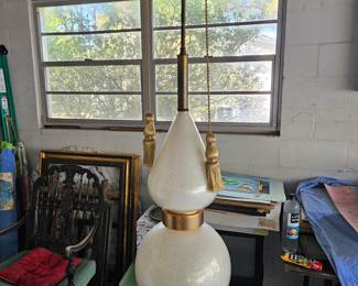 Large mid century modern Murano lamp