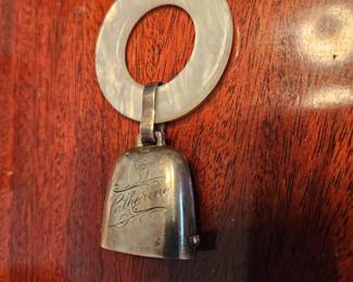 Sterling silver teething ring