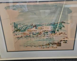 Mid century modern seascape