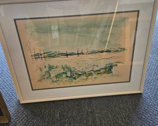 Mid century modern seascape