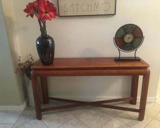 Wood sofa table