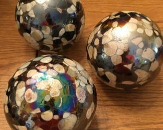 Hand-blown glass balls