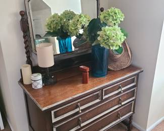 Antique dresser with mirror