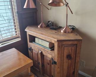 Wood TV stand
