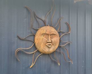 Metal sun art