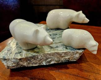 Gordon Hoselton Polar Bear Sculpture