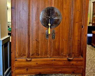 19th Century Chinese Cabinet with hidden panel doors