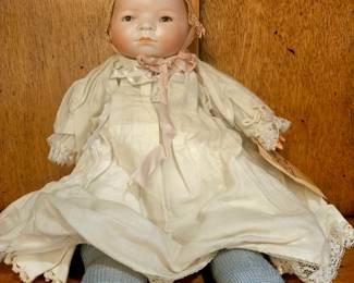 Bye Lo Baby Bisque Doll 12"