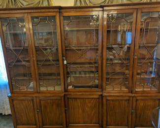 Large Glass Cabinet/ Library