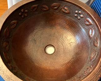 handmade copper sink new