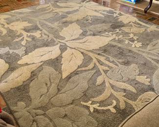 Blue, gray, beige ge 8x10 rug. 