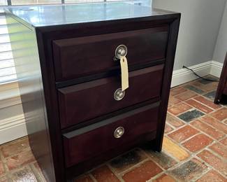 Contemporary bedside cabinet. 