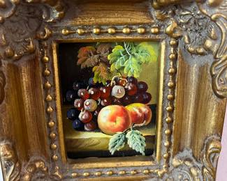 Lovely little oil paintings perfect for bookshelves