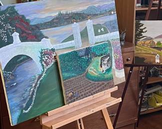 More of the owner’s artwork