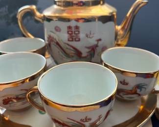 War era Japanese tea set