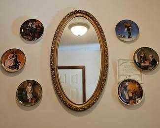 Entryway- Norman Rockwell Plates