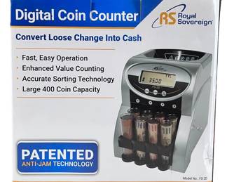 Digital Coin Counter Coin Roll Paper