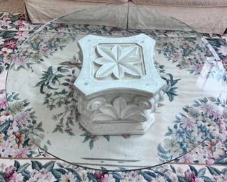 Glass Top Coffee Table