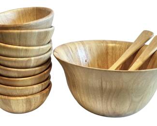 Wooden Salad Set