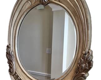 Stunning Oval Beveled Mirror