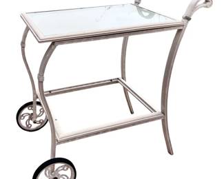 Metal Glass Tea Cart