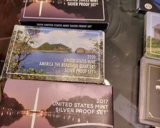 silver proof sets multiple