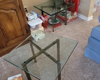 glass top tables
