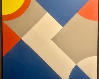 Geometric abstract art 33x33