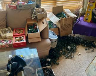 Lots of Christmas lights