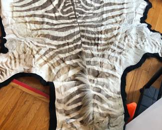 ZEBRA SKIN RUG