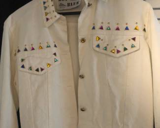 BOY BLUE WHITE DENIM JACKET