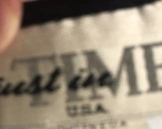 JUST IN TIME DRESS LABEL