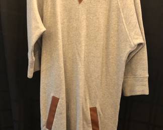 SWEATER DRESS WITH LEATHER DETAILS BY LACOSTE