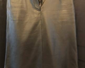 ANNE KLEIN LEATHER SKIRT