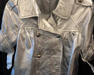 JOCELYN SHORT SLEEVE LEATHER JACKET