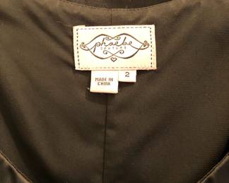 LABEL FOR PHOEBE COUTURE DRESS