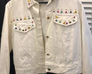 BOY BLUE WHITE DENIM JACKET