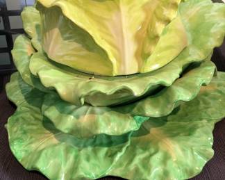 CABBAGE PLATES/SERVEWARE