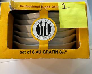 Au gratin plate set 