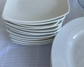 The Palm white dishes