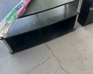 black entertainment center