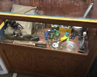 glass display cabinet