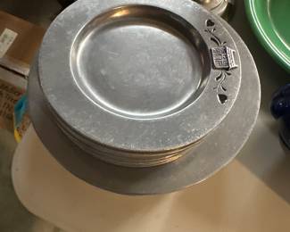 Tin platters 