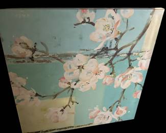 canvas flower print